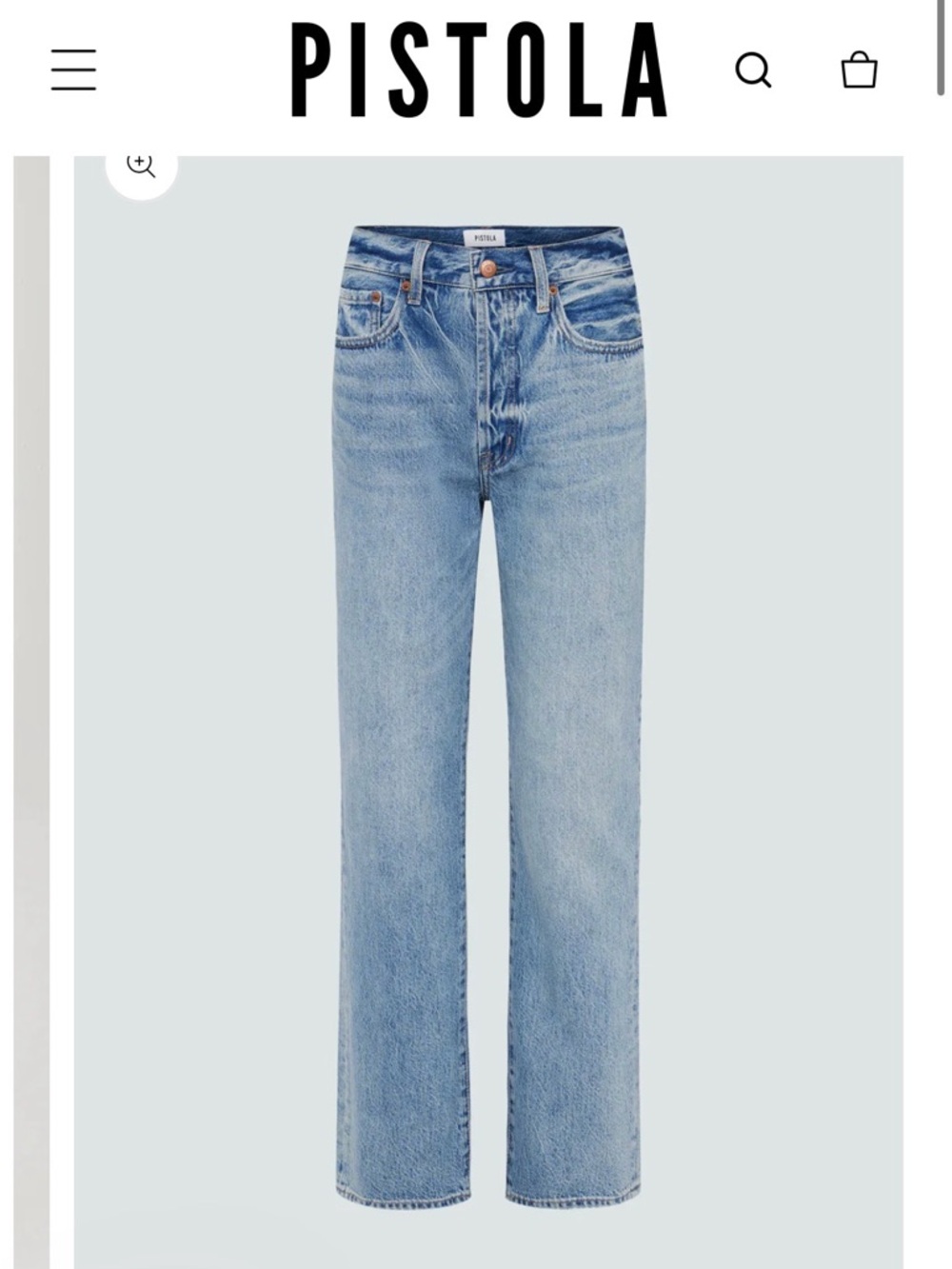 Pistola CASSIE SUPER HIGH RISE STRAIGHT JEAN